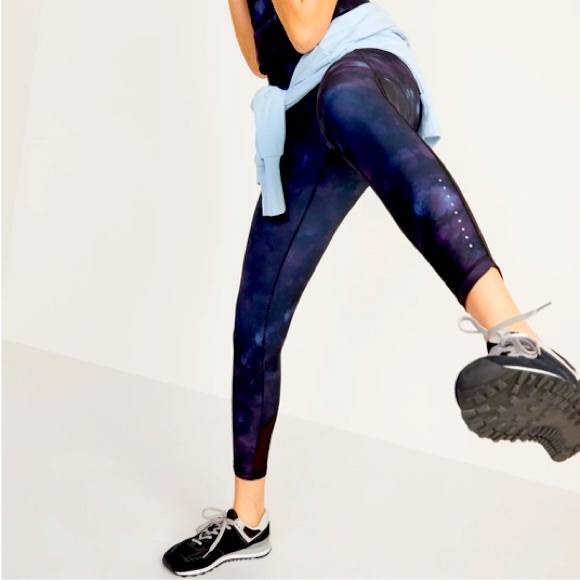 Old Navy High-Waisted PowerSoft Side-Pocket Run Leggings XL/Tall - Picture 3 of 5